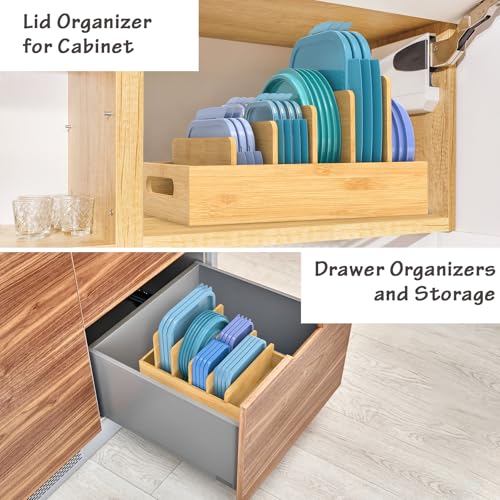 Retro Shaw Lid Organizer for Plastic Lids, with 5 - Image 3