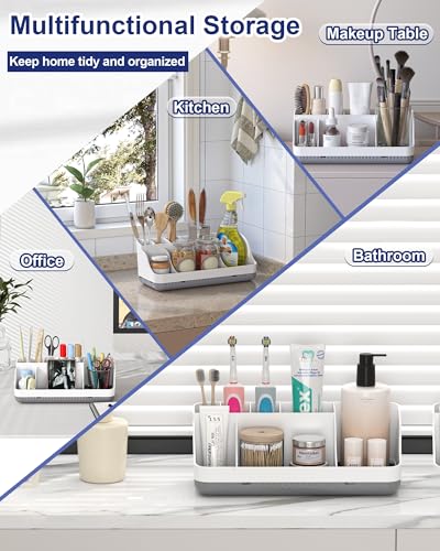 Bathroom Counter Organizer and Storage, 7 Slots Detachable - Image 7