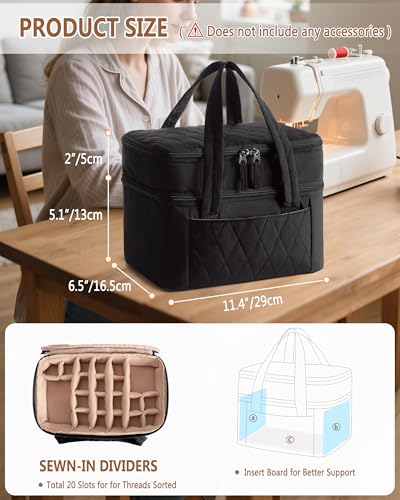 Fasrom Sewing Accessories Organizer, Large Sewing Storage Bag - Image 6