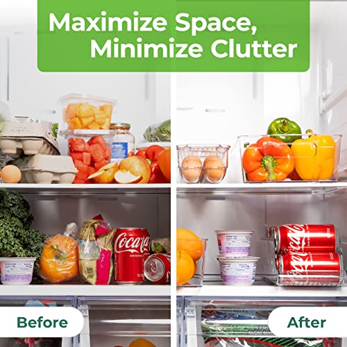 Greenco Refrigerator Organizers and Storage - Clear Fridge - Image 4
