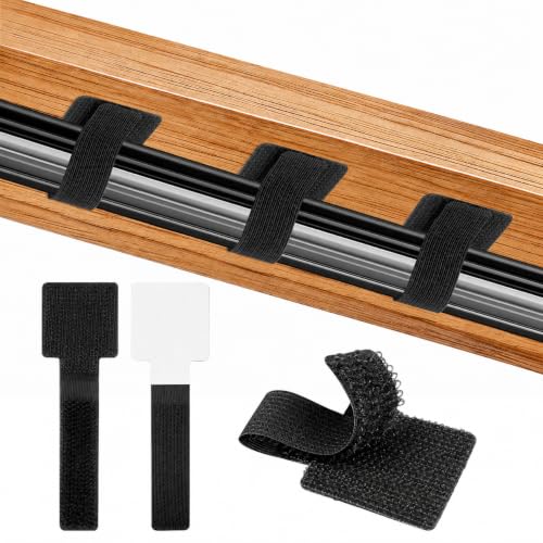 100 Pcs Cable Management Under Desk, Cable Ties - Image 2
