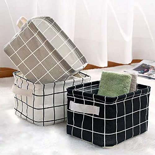 FocuH Stylish Storage Basket Cotton and Linen Fabric | All Products - Image 3
