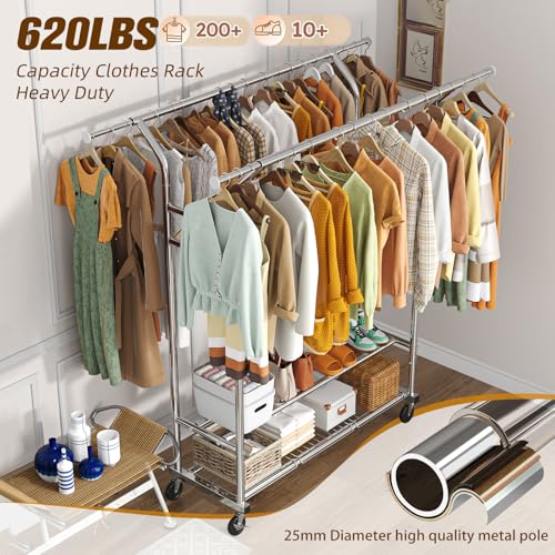 Simple Trending Heavy Duty Clothing Clothes Rack for Hanging - Image 3