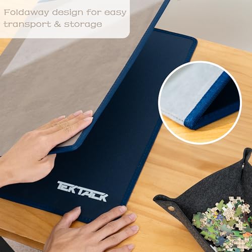 Tektalk Foldable Jigsaw Puzzle Board with 6 Sorting Trays - Image 5