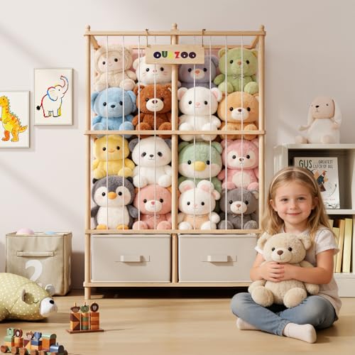 Extra Large Stuffed Animal Storage, Wooden Stuffed Animal - Image 3