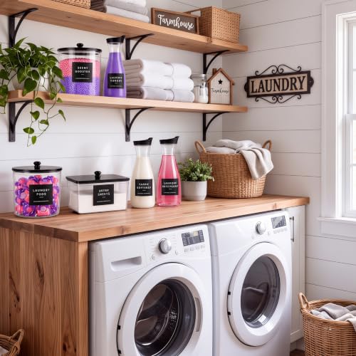 6 Pack Laundry Pods Containers & Dryer Sheet Holder & - Image 7