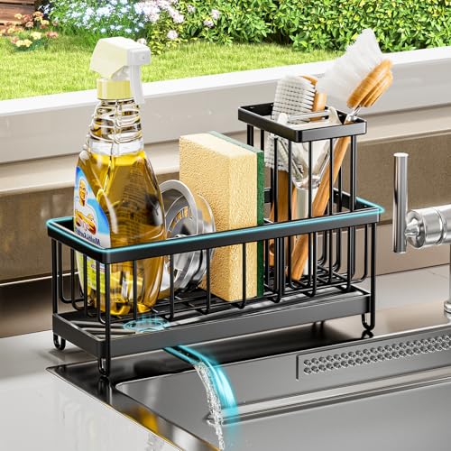 Sponge Holder for Kitchen Sink - Sink Organizer and Caddy - Image 2