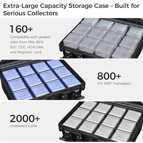 Graded Card Case Storage Box, Extra Large Trading Card Box - Image 6