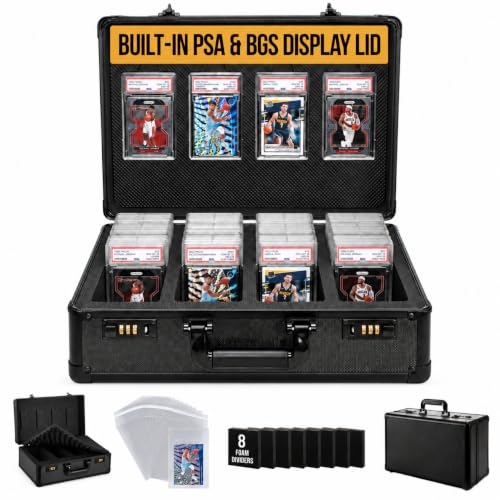 4-Row Graded Card Storage Box - Graded Card Case | Home Organization - Image 2
