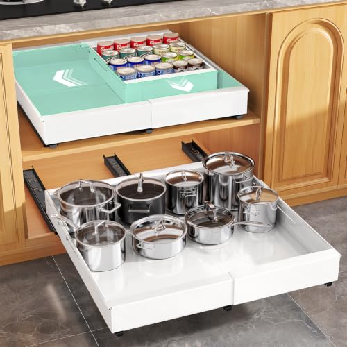 2 Pack Pull Out Cabinet Organizer, Expandable Width - Image 2