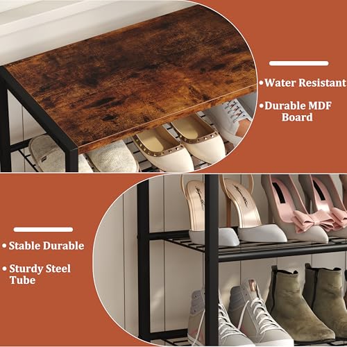 Yusong Shoe Rack Organizer, 4 Tier Industrial Shoe S | All Products - Image 7