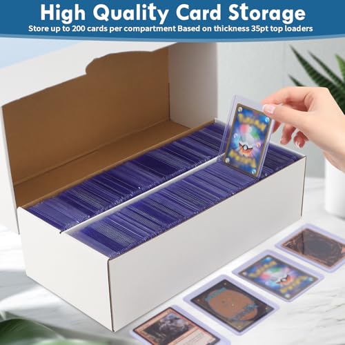 Trading Card Storage Box, 1600 Count Card Storage Boxes - Image 5