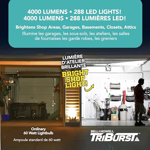 TRIBURST SHOPLIGHT PRO 360 LED Garage Lights - LED Light Bulb - Image 7