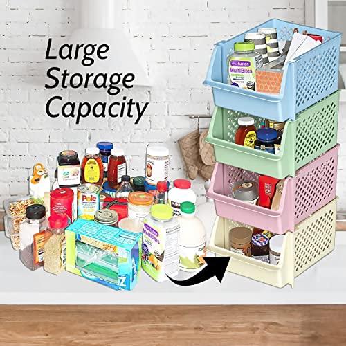 Skywin Stackable Storage Bins Open Front for Pantry | All Products - Image 4