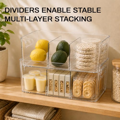 Mpotmiy 8-Pack Pantry Organizers and Storage, Clear | All Products - Image 6