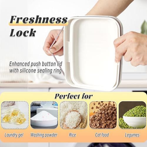 Laundry Pod Holder with Lid,94oz Container for Detergent Storage - Image 6