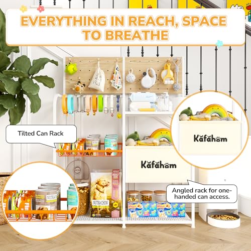 Dog Toy Basket with Pegboard, Dogs Toy Bin with Storage Organizer - Image 6