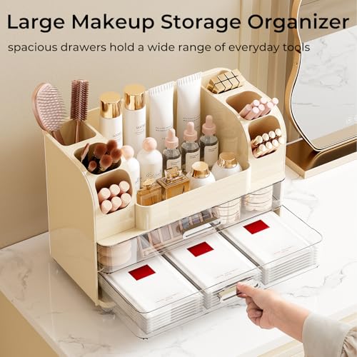 UFORU Makeup Organizer Countertop with 2 Large Drawe | All Products - Image 4