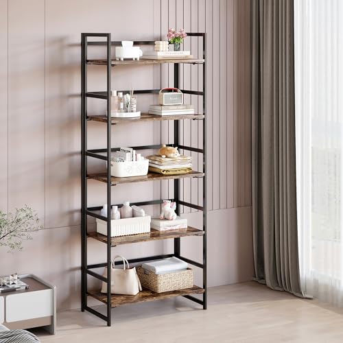Vintage Multifunctional Folding Bookshelf, No-Assembly - Image 3