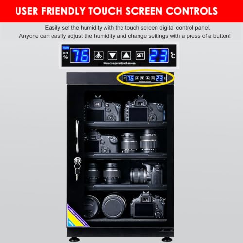 85L Dehumidifying Dry Cabinet Box, Touch Screen 4 Layers - Image 6