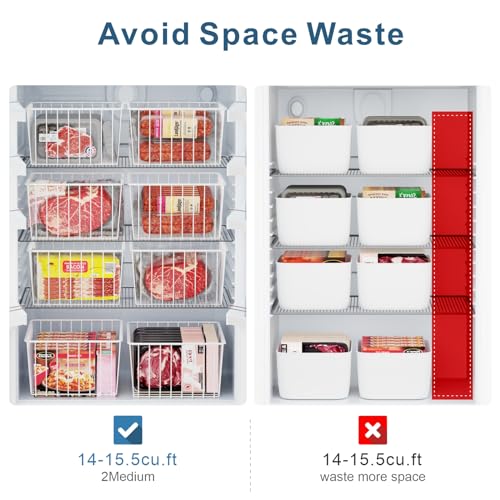 Freezer Organizer Bins - Upright Freezer Organizer Bins, 6 Pack - Image 6