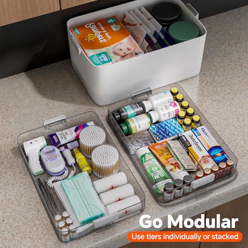 CTIME 3-Tier Medicine Organizer - Portable Medicine Cabinet - Image 5