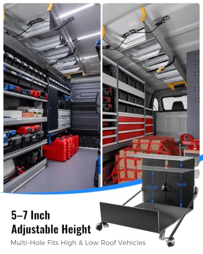 Adjustable Van Interior Ladder Rack, Heavy Duty Ladder - Image 4