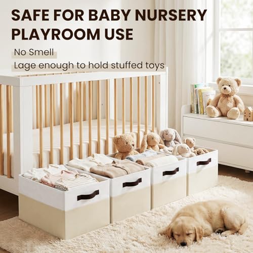 Criusia 6 Pack Large Toy Box Chest, Collapsible Stur | All Products - Image 5