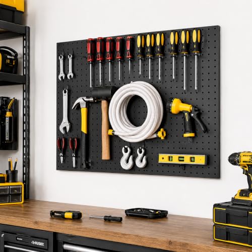 Pegboard and Hook Kit – 2 XL Panels and Hooks for Tools, Garage - Image 5