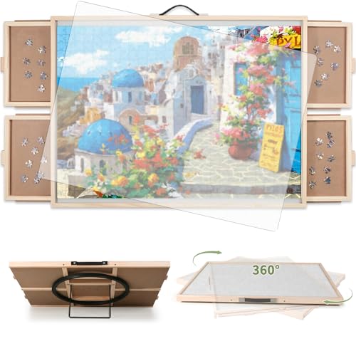 2000 Pieces 2-in-1 Tilting & Rotating Puzzle Board – - Image 2