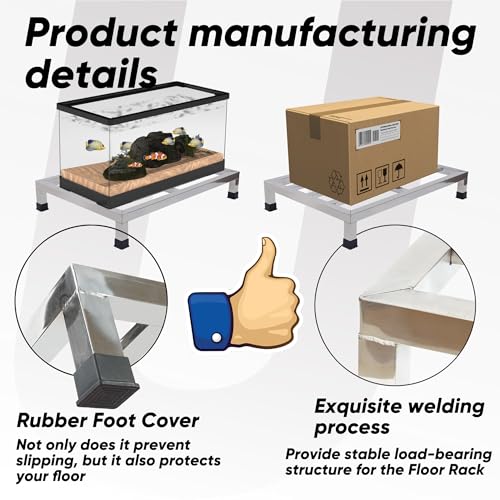 2 Packs Dunnage Rack 23.6x15.8x4inch Stainless Steel Dunnage - Image 4