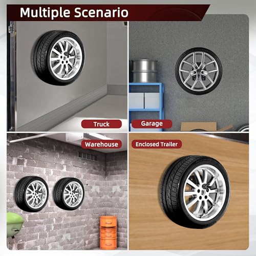 Trailer Spare Tire Mount,Upgraded Spare Wheel Carrier - Image 5
