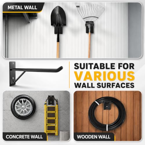 14" Large Heavy Duty Garage Hooks, Steel Garage Stor | All Products - Image 6