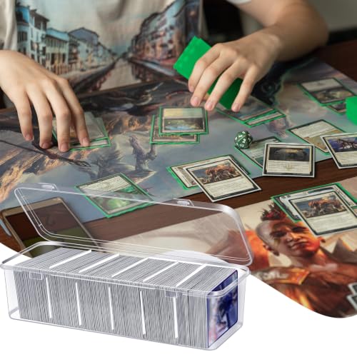 2 Pcs Trading Card Storage Box with Divider, Each Plastic - Image 6