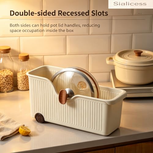 Extra Large Cream Rolling Under Sink Storage Bin wit | All Products - Image 7