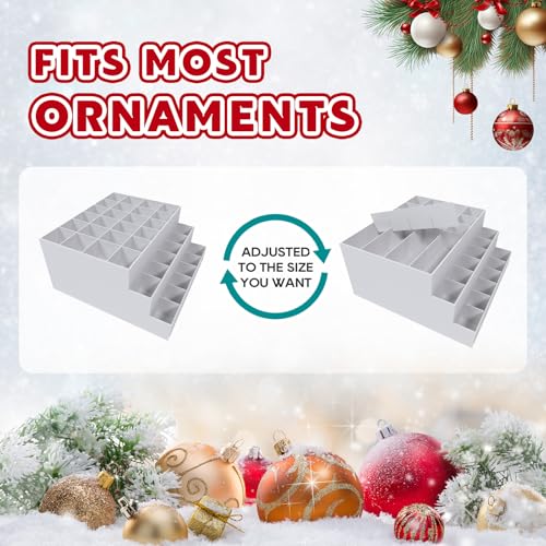 BlessedSeason Christmas Ornament Storage Box，Stackable 3 - Image 7