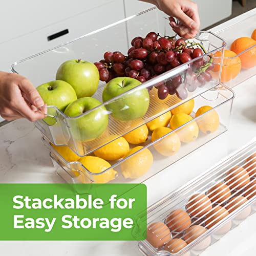Greenco Refrigerator Organizers and Storage - Clear Fridge - Image 6
