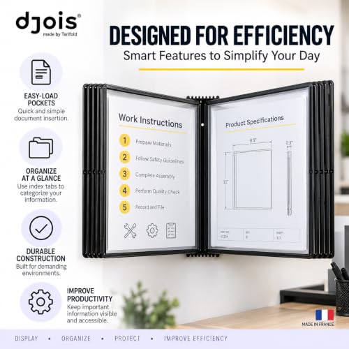 Tarifold Wall Mount Reference System, 10 Pockets - Image 3