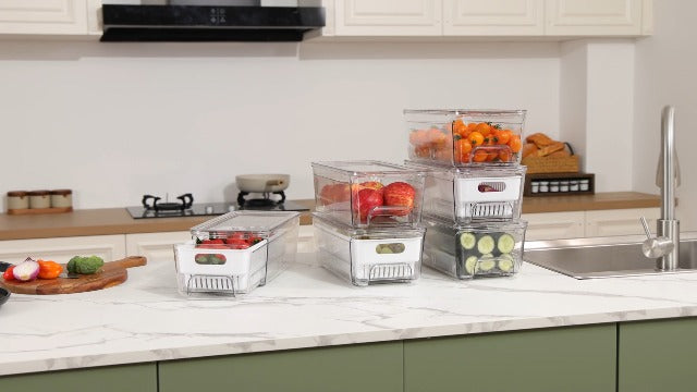 Antimbee Pull-Out Fridge Organizer Bins, 4-Pack - Image 8