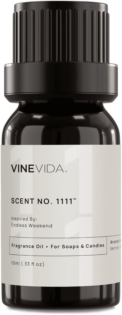 VINEVIDA [0.33oz] Endless Weekend Fragrance Oil for Candle Making and Soap Making - Premium Candle Scents for Soy Candles