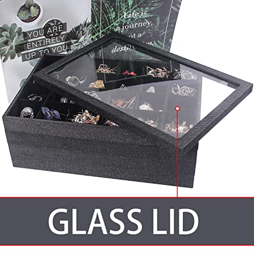 Julysky 4 Pcs/set Stackable Jewelry Organizer Trays | Jewelry Organiza - Image 3