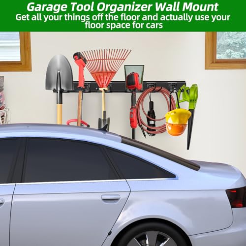 PIYILO Garage Wall Organizer, 48 inches Adjustable Garden Tool - Image 8