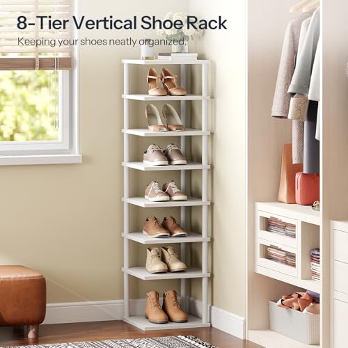 HOOBRO Vertical Shoe Rack, 8-Tier Narrow Shoe Shelf, | All Products - Image 4
