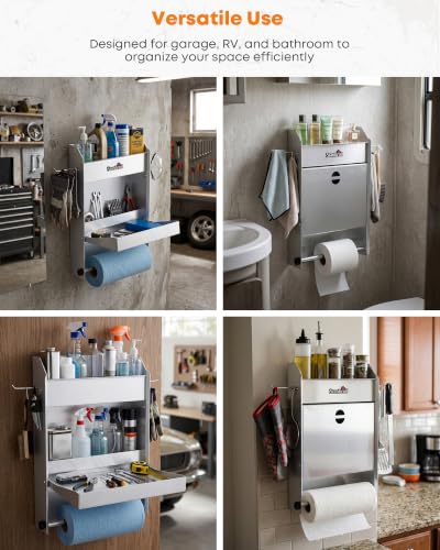 Stanbroil Trailer Door Cabinet Organizer Wall-Mount Work - Image 8