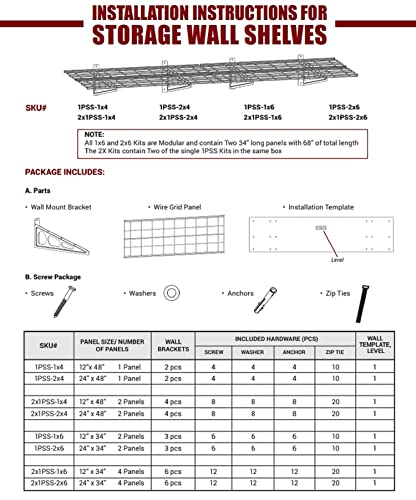 Sylvan Modular Garage Wall Shelves for Storage DIY Wall Mount - Image 3