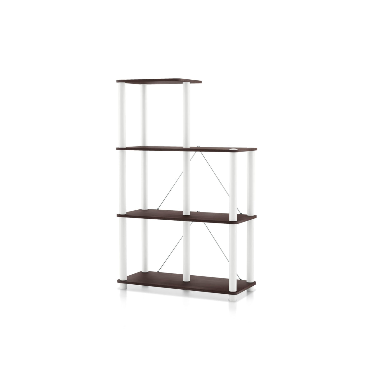 HOMES: INSIDE + OUT Apexa Modern 5-Cube Ladder Shelving - Image 1