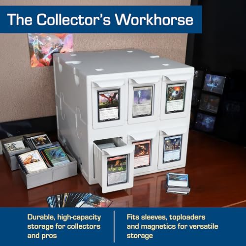 BCW 6-Drawer Card Catalog, White - Image 8