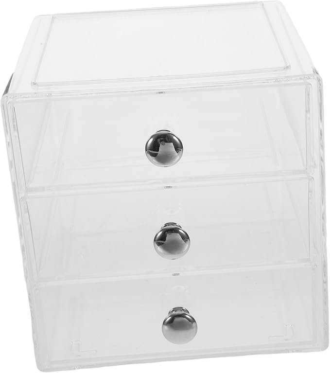 Multi-layer Desktop Drawer Organizer Storage Box Easy to Open Close Decor