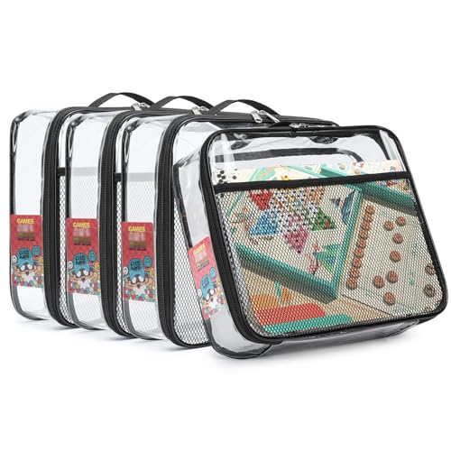 4 Pack Toy Storage Organizer Bags 13.7"L x 2.7"W x 9.7"H | - Image 2