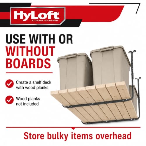HyLoft Adjustable Garage Ceiling Mount Storage Rack Kit - Image 8